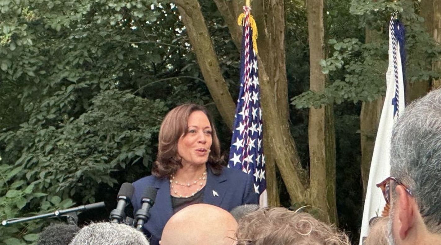 At Rosh Hashanah reception, Doug Emhoff and Kamala Harris talk about putting antisemitism plan ‘into action’