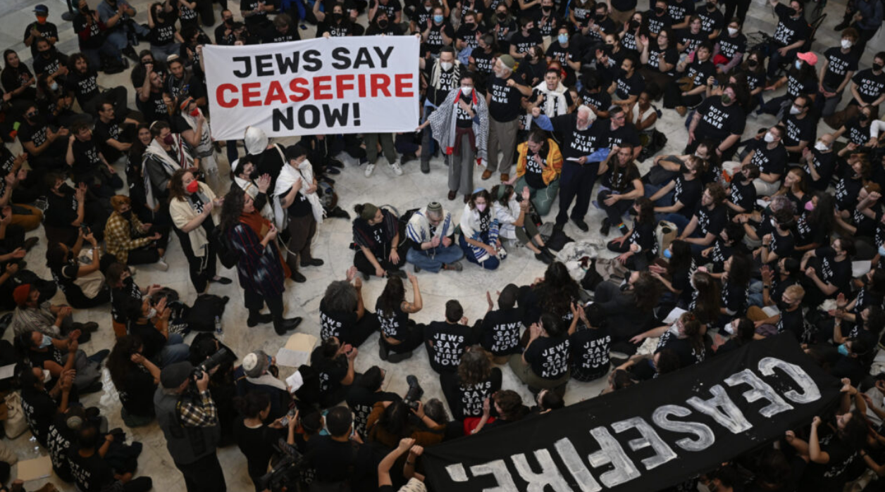 Hundreds arrested at Jewish US Capitol rally calling for Gaza ceasefire