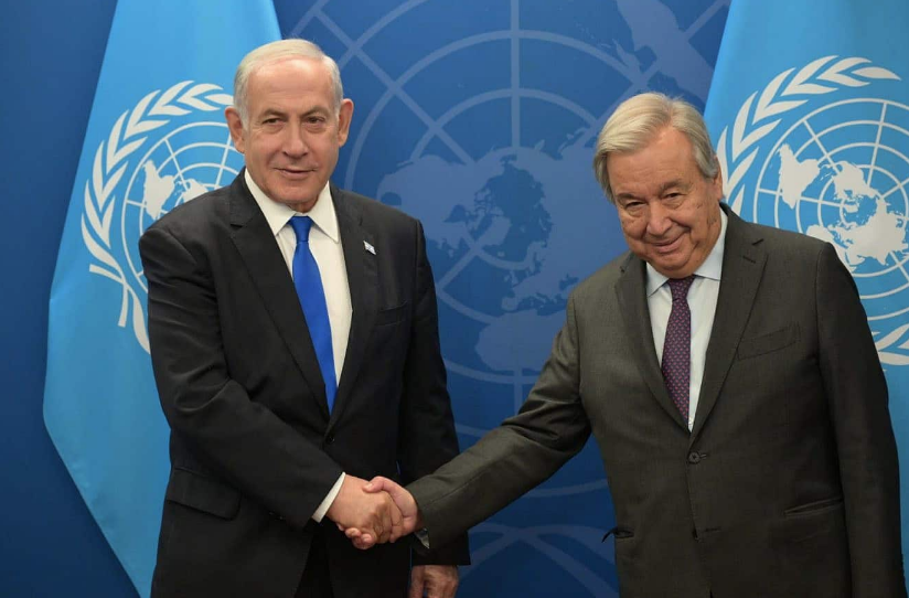 Netanyahu demands that Guterres halt ‘baseless’ UN criticism of Israel