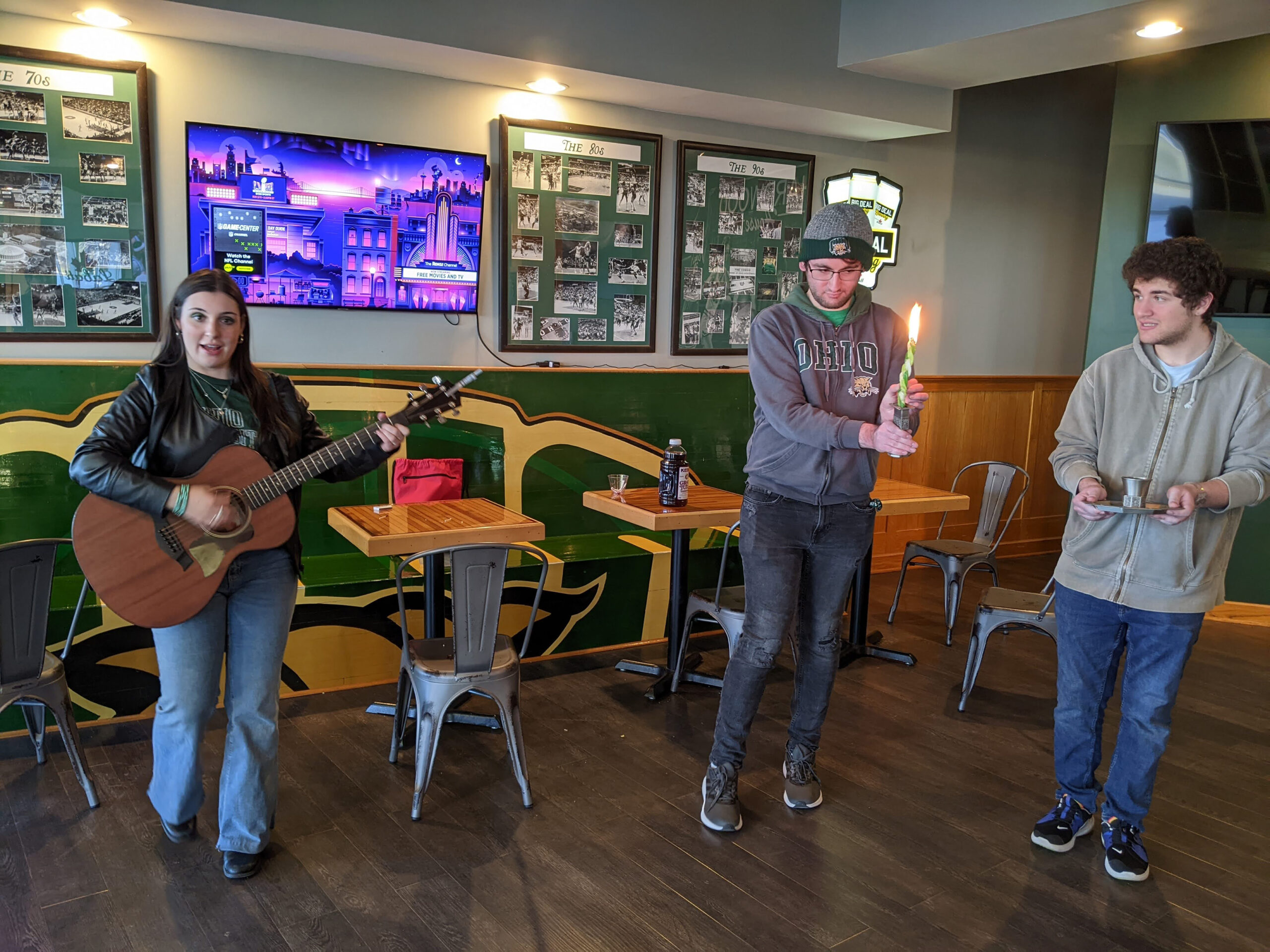 Hoops and Havdalah with Ohio University Hillel