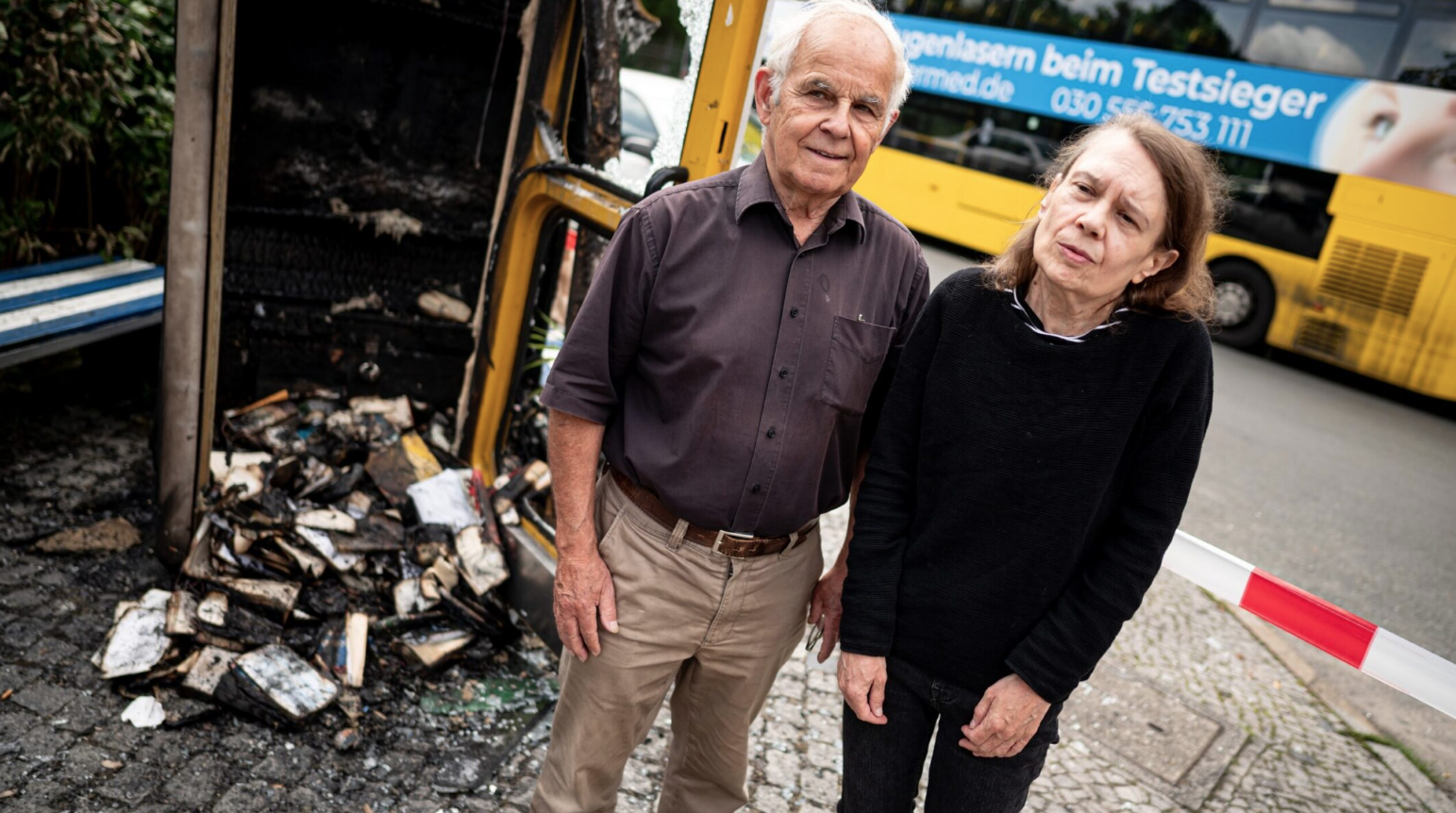 Holocaust ‘book box’ at German deportation memorial destroyed in apparent antisemitic arson