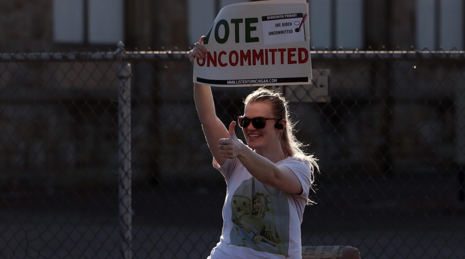 ‘Uncommitted’ campaign protesting Biden’s Israel support nets 100,000+ votes in Michigan primary