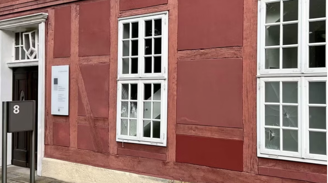 Windows shattered at headquarters of Holocaust memorial site foundation in Germany