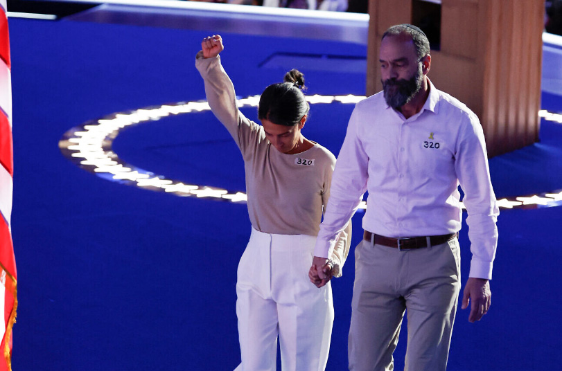 Parents of Hamas captive describe ‘support and kindness’ at DNC