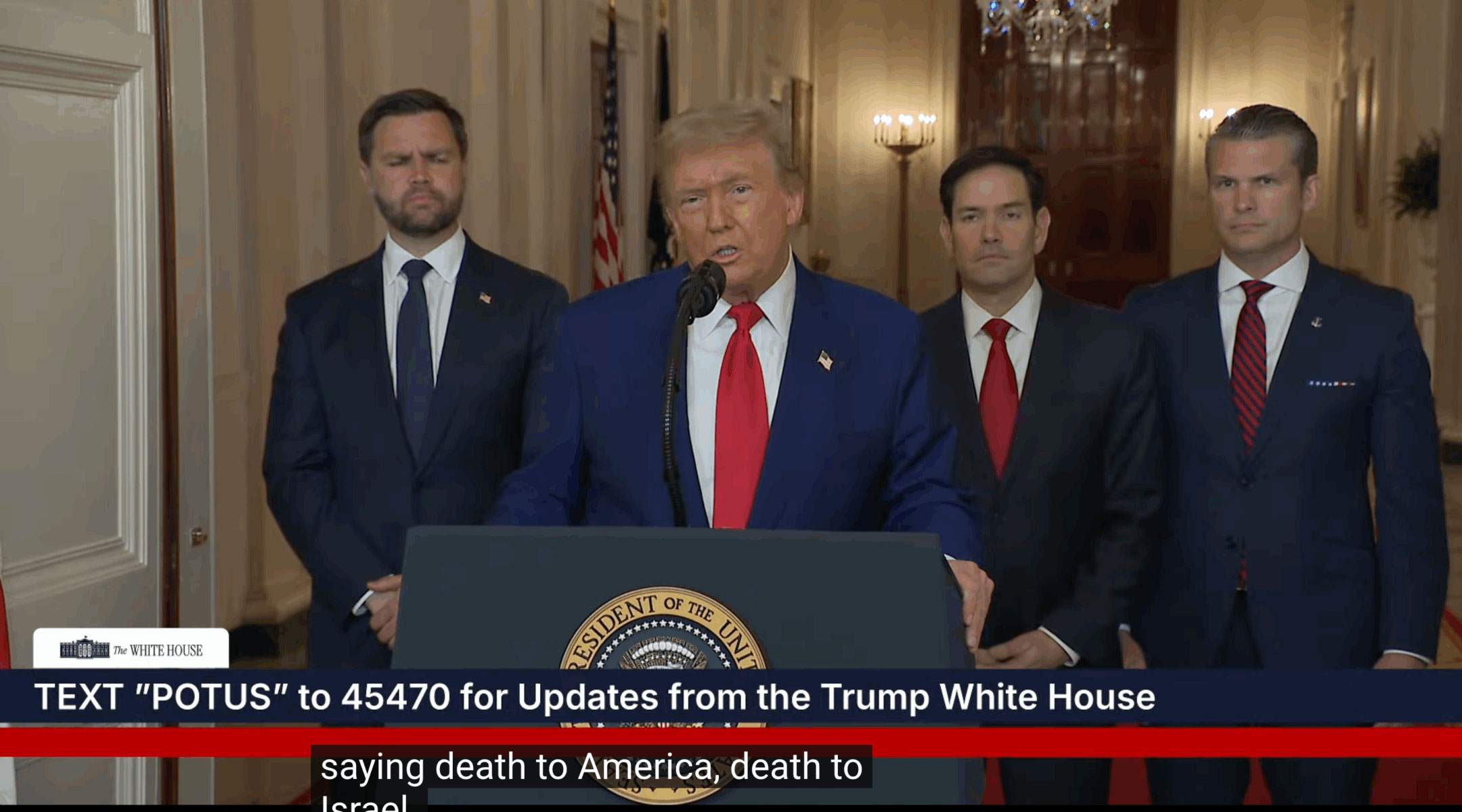 In national address, Trump threatens more attacks on Iran ‘if peace does not come quickly’