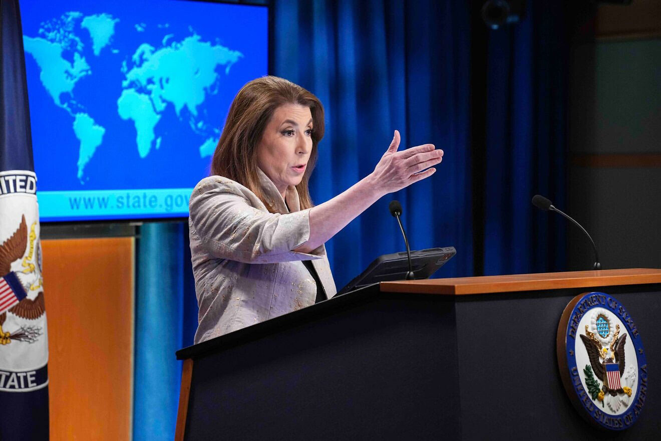 Trump ‘realistic about current state of affairs’ of two-state solution, State Dept says