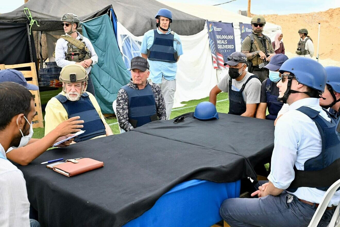 Witkoff, Huckabee visit aid distribution site in Gaza