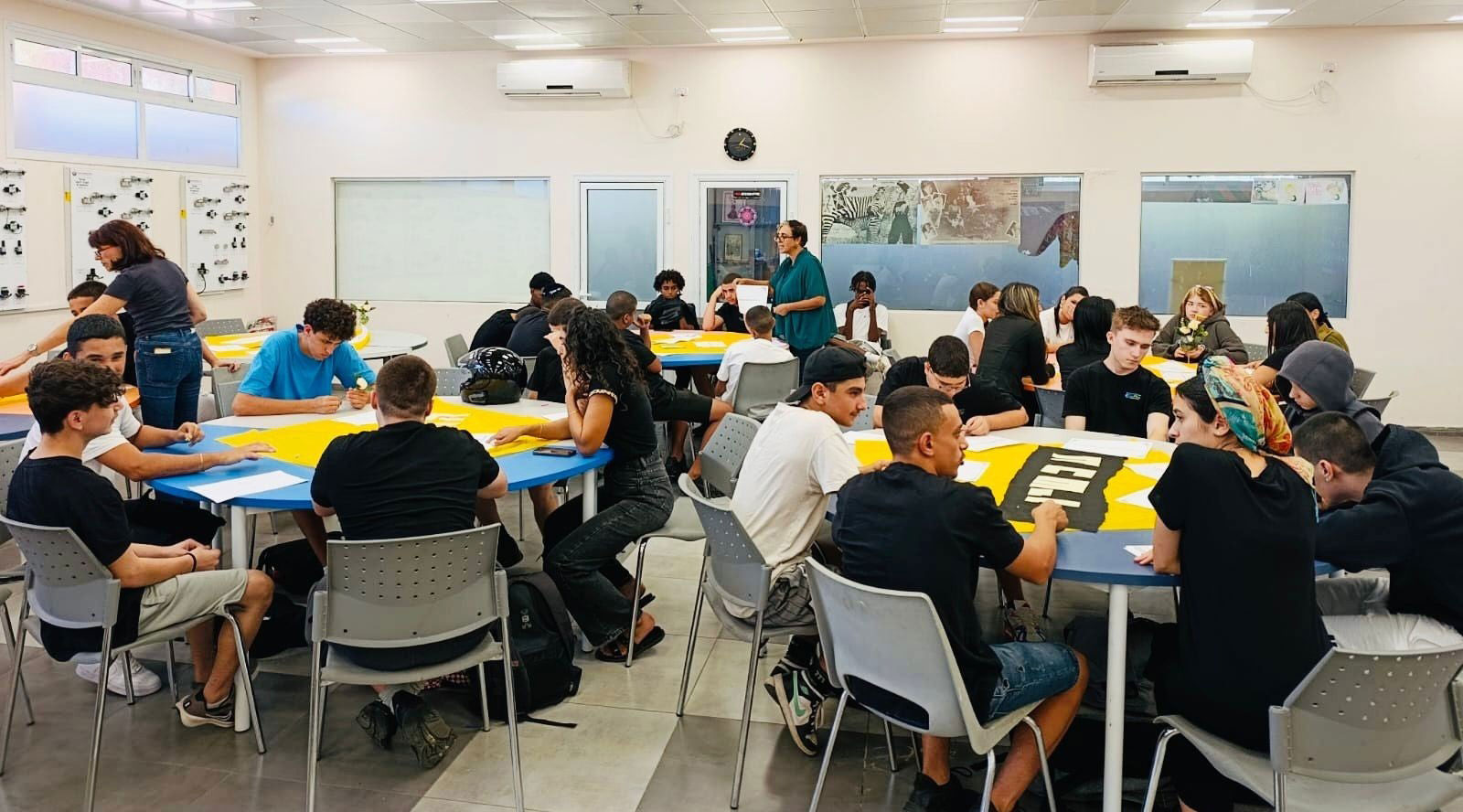 At Tel Aviv school of last resort, missile damage from war bring challenges — and opportunities