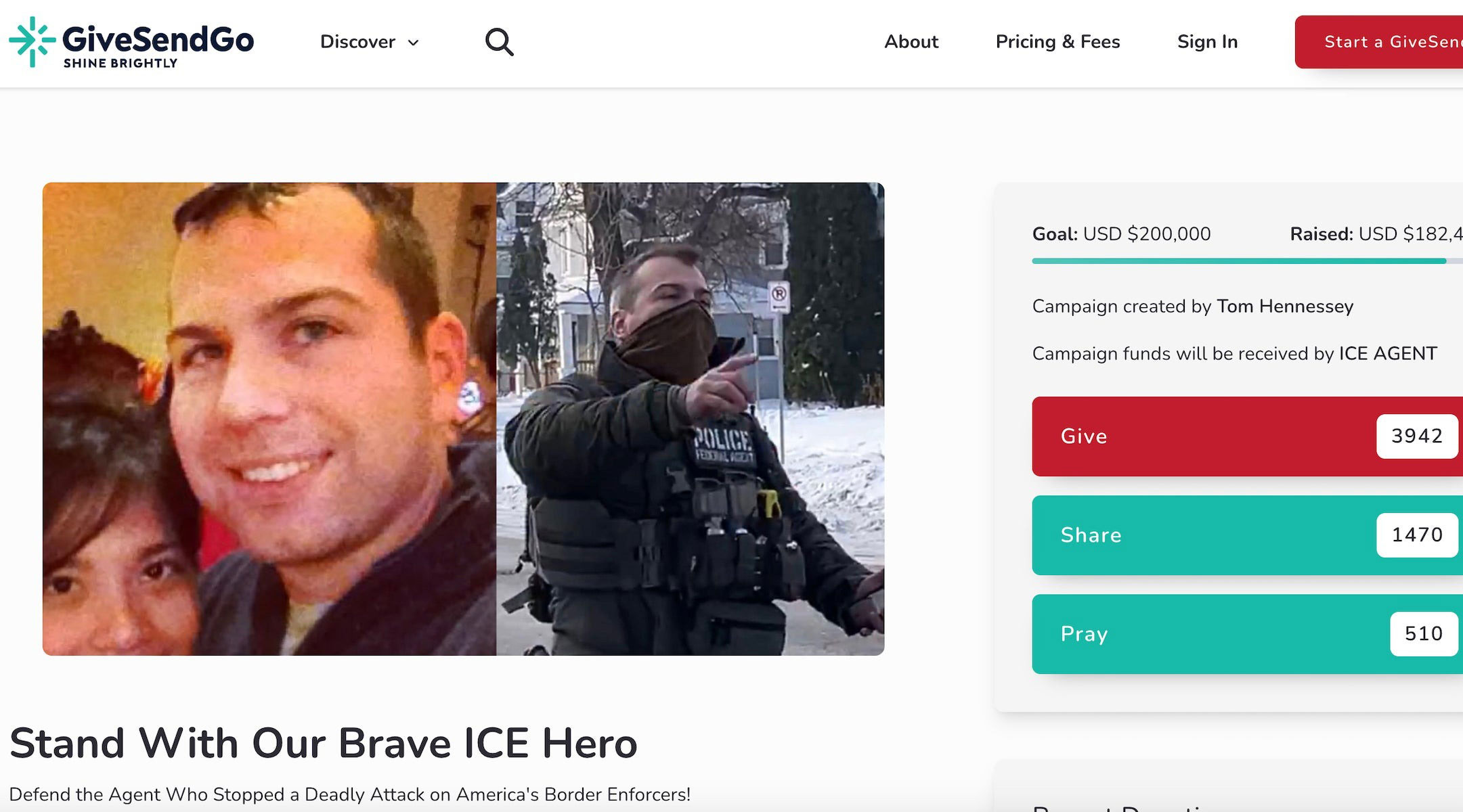 Fundraiser for ICE agent who killed Renee Good notes — then deletes — that Minneapolis Mayor Jacob Frey is Jewish