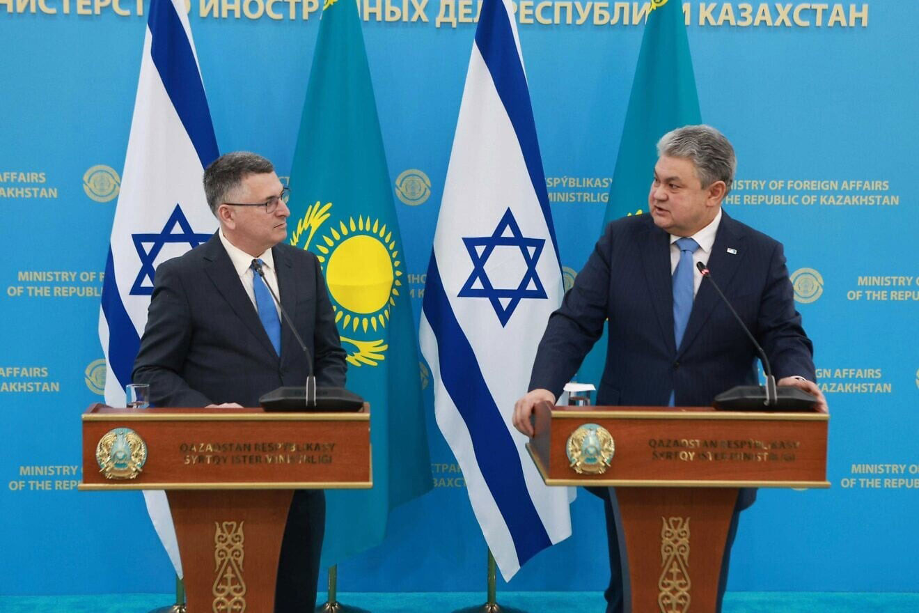 Sa’ar hails Kazakhstan’s entry to Abraham Accords