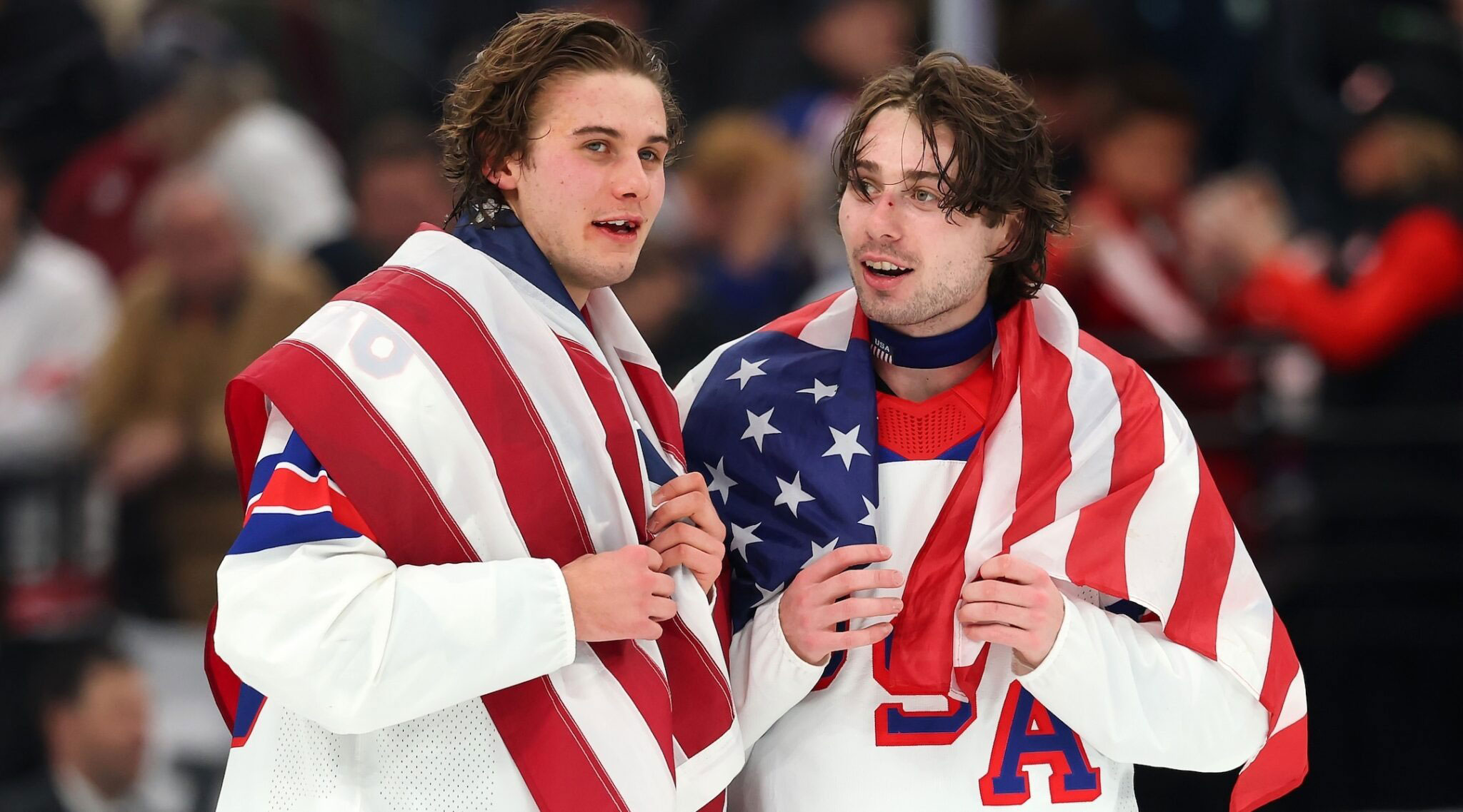 Jewish hockey star Jack Hughes’ overtime goal propels US to historic gold medal in Olympic hockey