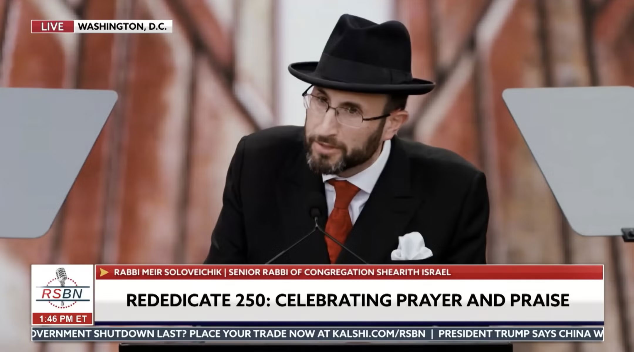Orthodox rabbi at ‘Redicate 250’ rally: ‘Antisemitism is un-American’